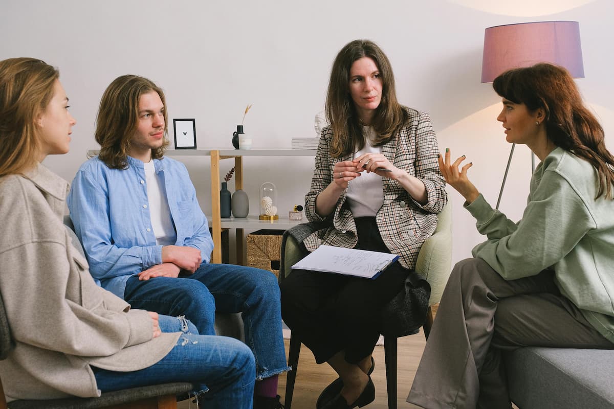 Person enjoying music therapy